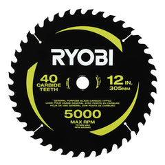 12" 40 CARBIDE TEETH THIN KERF MITER SAW BLADE