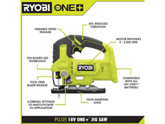 18V ONE+ 4Ah & 2Ah LITHIUM HIGH PERFORMANCE STARTER KIT WITH FREE 18V ONE+ JIG SAW
