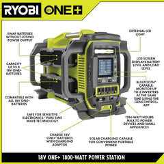 18V ONE+ 1800-WATT POWER STATION KIT