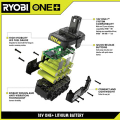 18V ONE+ 2AH LITHIUM BATTERY