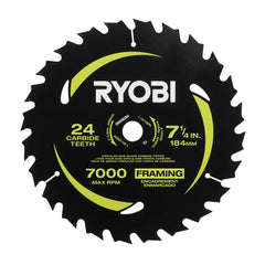 4 PC. 7-1/4" x 24T CARBIDE TEETH THIN KERF CIRCULAR SAW BLADE SET