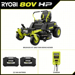 ZR3 80V HP Brushless 42” Zero Turn Riding Mower Kit