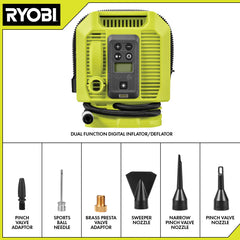 18V ONE+ LITHIUM HIGH PERFORMANCE STARTER KIT WITH FREE 18V ONE+ DUAL FUNCTION DIGITAL INFLATOR/DEFLATOR