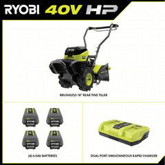 40V HP BRUSHLESS 18" REAR TINE TILLER KIT
